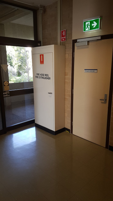 206 & 208 Postgraduate offices (from the staircase)
