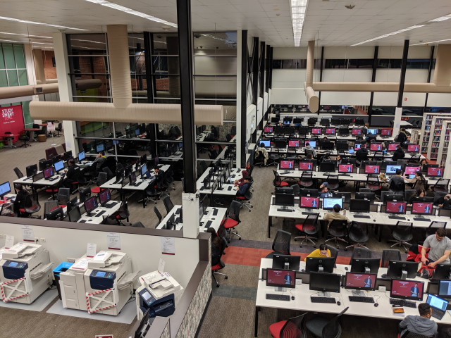 3. Another view from level 1 stairs.