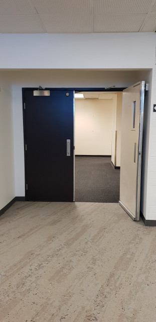 Access to this room is via these double doors