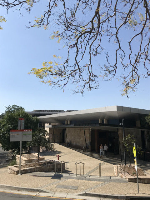 Approaching the external entry