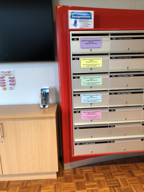 Assignment boxes
