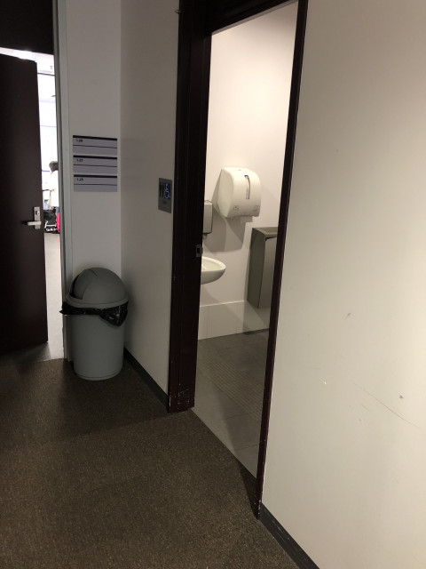 At end of corridor right side