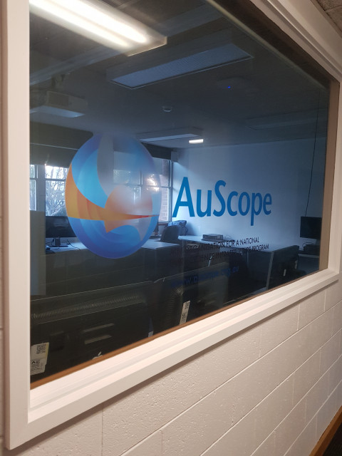 AuScope on the window