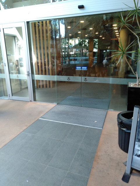 Back entrance next to Cafe Nano