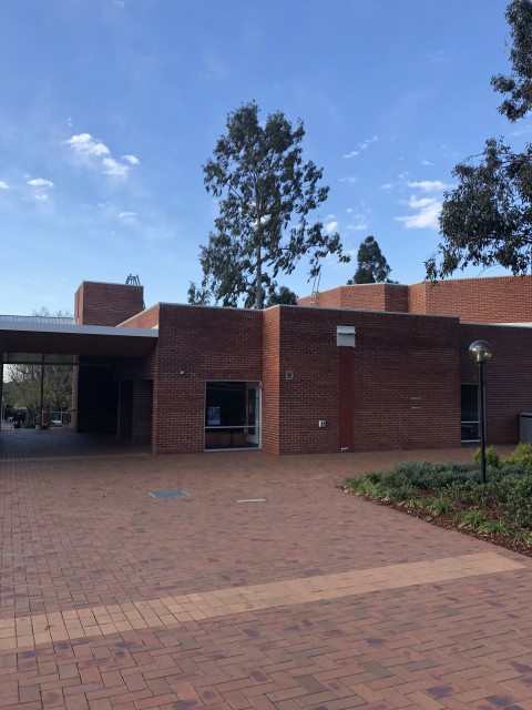Back of building
