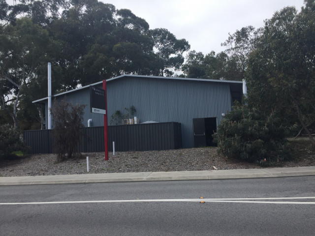 Back of the building
