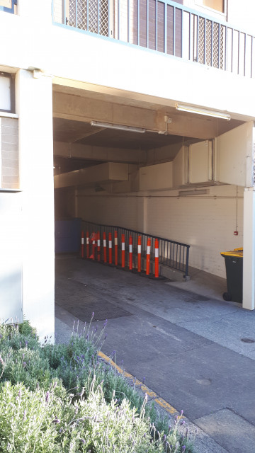 Basement entrance