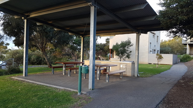 BBQ and smoking area.