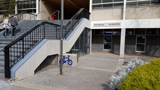 Bike storage from anchor court.
