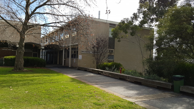 Biological Sciences level 2 entrance from anchor court.