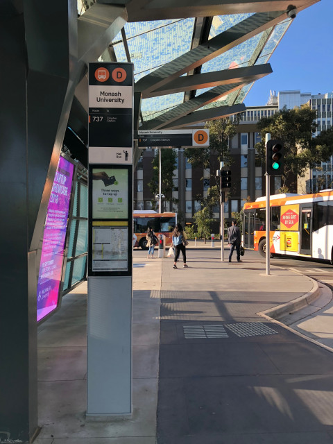 Bus stop D
