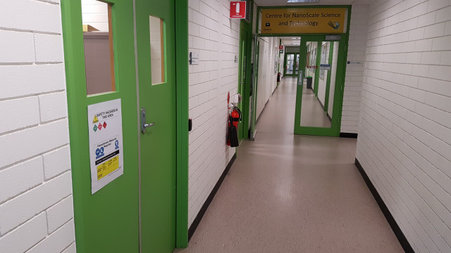 Centre for nanoscale science and technology entrance from the lakeside entrance