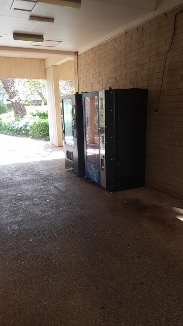 Cold beverage vending machine from Social Sciences South