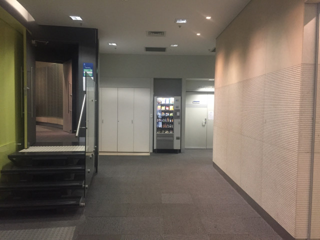 Computer lab 111 (located on the right in this photo, next to the snack vending machine)