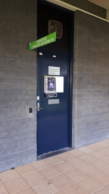 Computer lab entrance