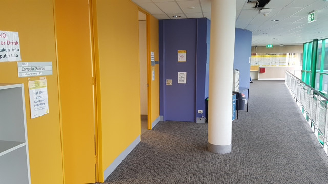 Computer science laboratory C on the west wing.