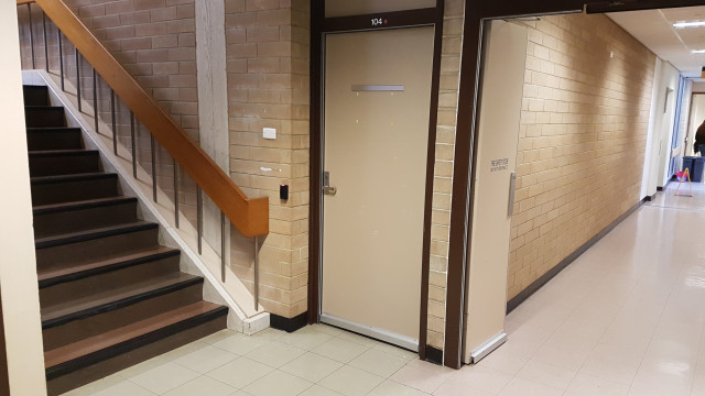 Computer training suite beside North West staircase