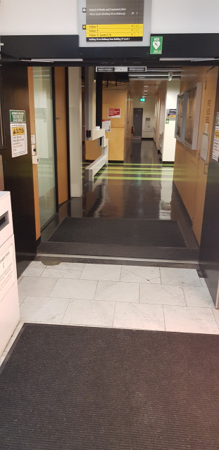 Consultation room is first on the left