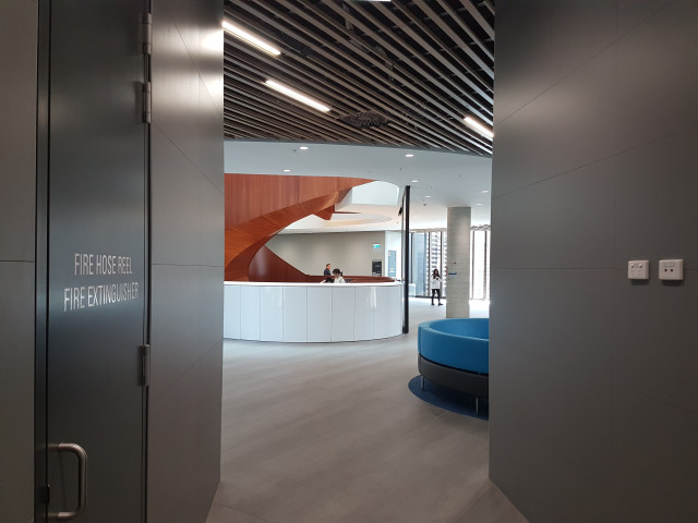 Corridor exit