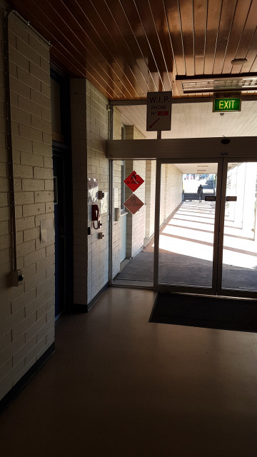 CSE store from the Physical Sciences Workshop hallway.