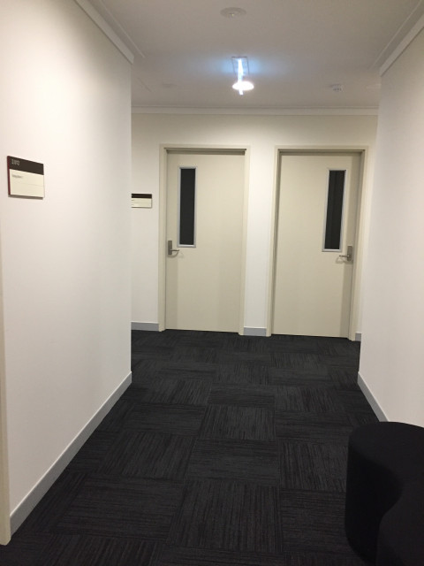 Door on the left