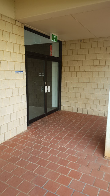 Door to rooms 126 and 127