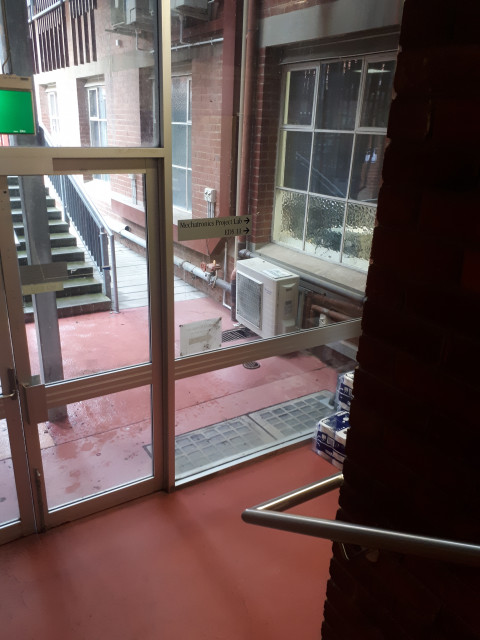Down this corridor