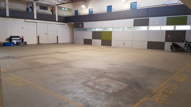 Earth sciences loading bay.