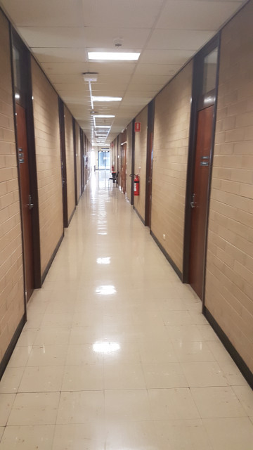 East corridor from north east corner