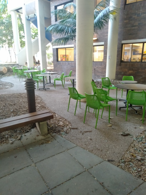 Eating and study area