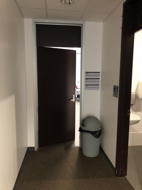 End of corridor
