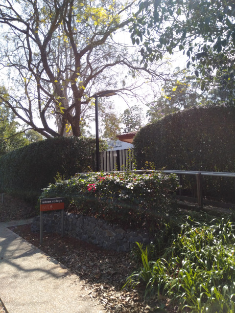 Enter through this gate for exams