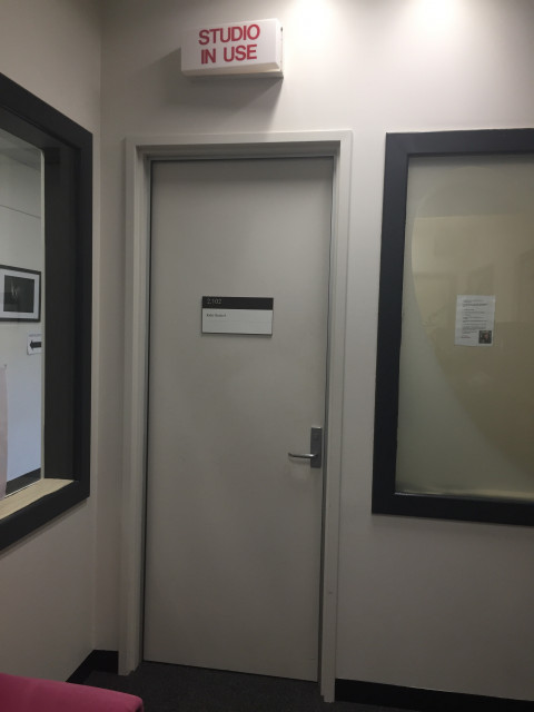 Enter via studio 2.102