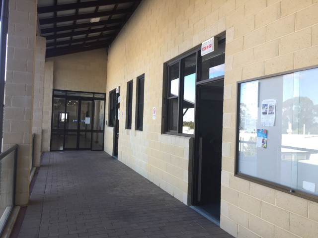 Entrance 1 and 2 are the only doors on the eastern wall