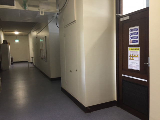 Entrance 2 located further down the hall