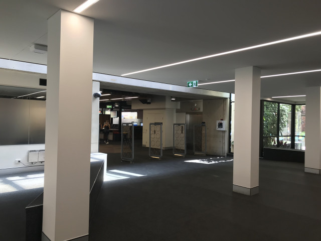 Entrance from E Block level 2