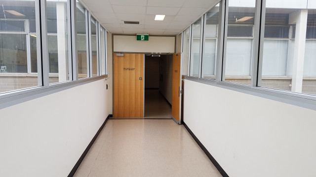 Entrance from Earth Sciences building