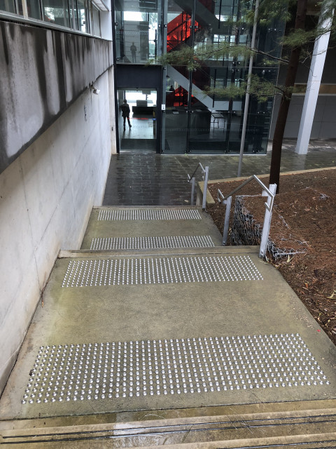 Entrance from fitness centre side