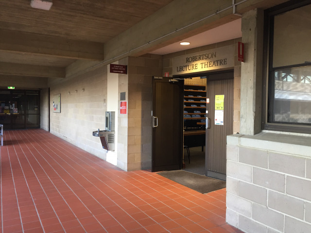 Entrance from middle wing