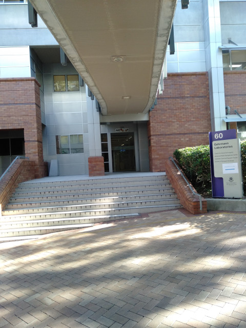Entrance from Research Rd