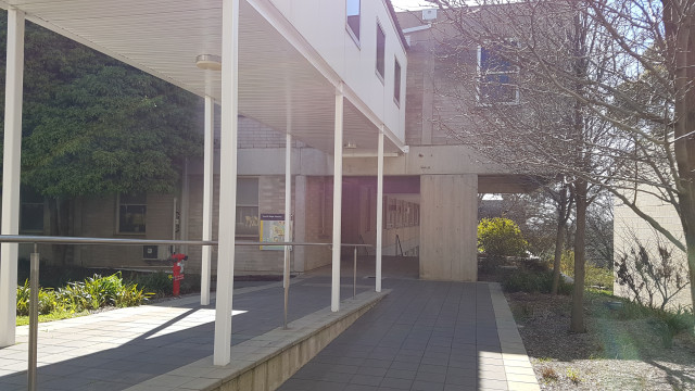 Level 2 entrance from SILC.