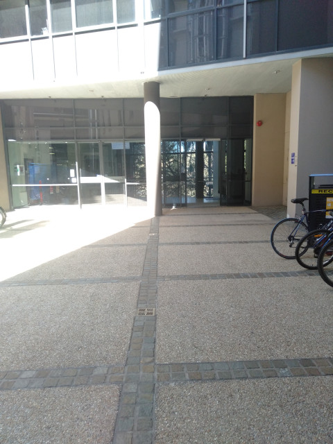 Entrance level 2(Walk under building from Staff House Rd)