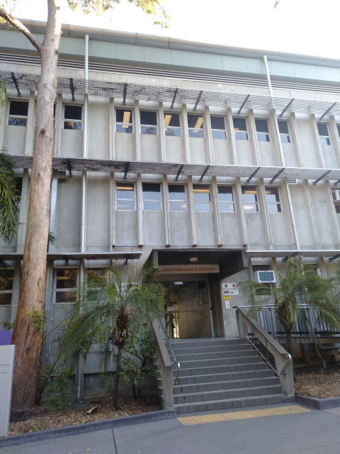Entrance (Level 3) next to Physiol Building