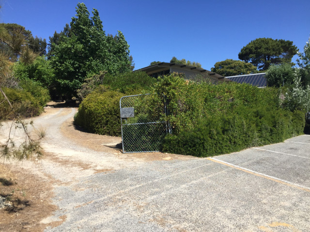 Entrance off carpark 13