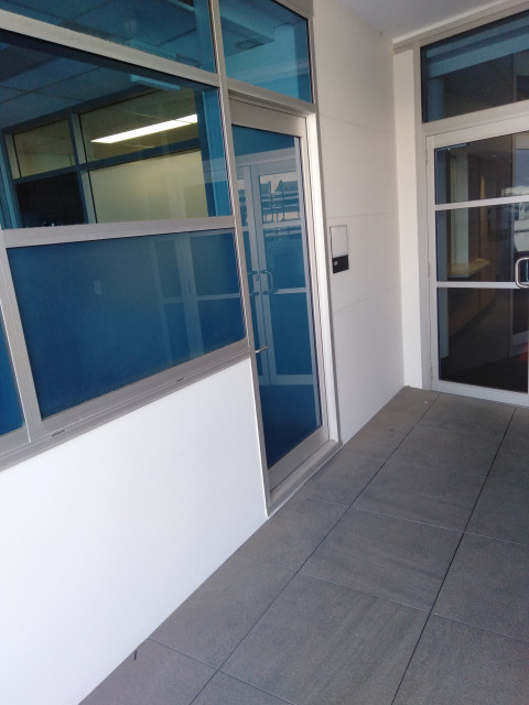 Entrance outside on roof top