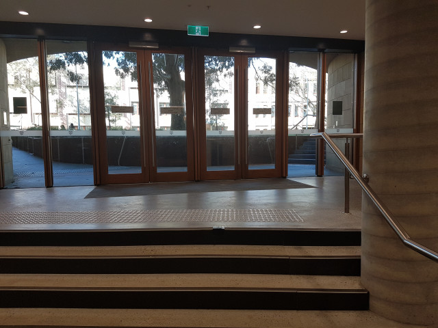 Entrance to B2
