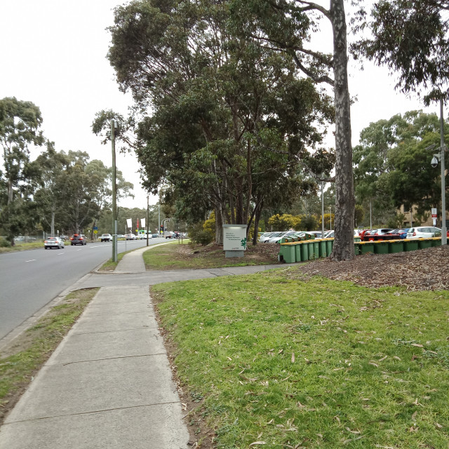 Entrance to carpark