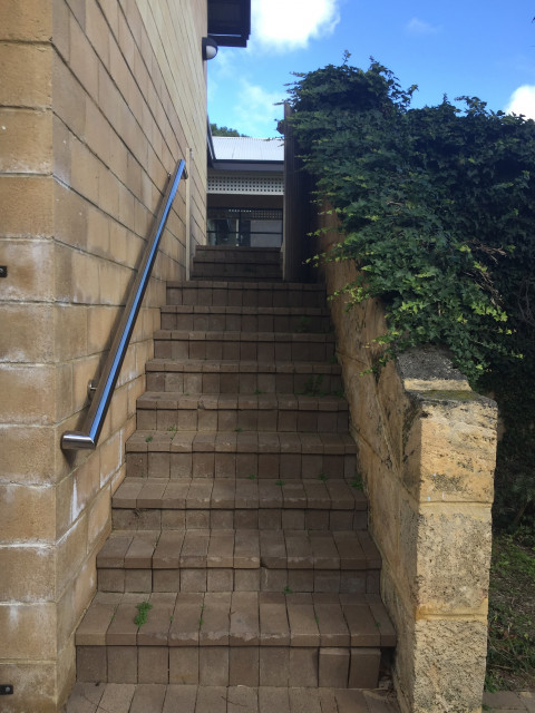 Entrance to courtyard that leading to the room.