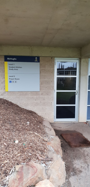 Entrance to level 0 of McHugh's