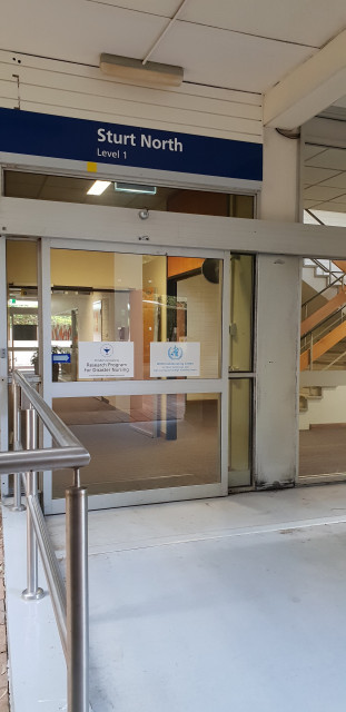 Entrance to level 1 of Sturt North